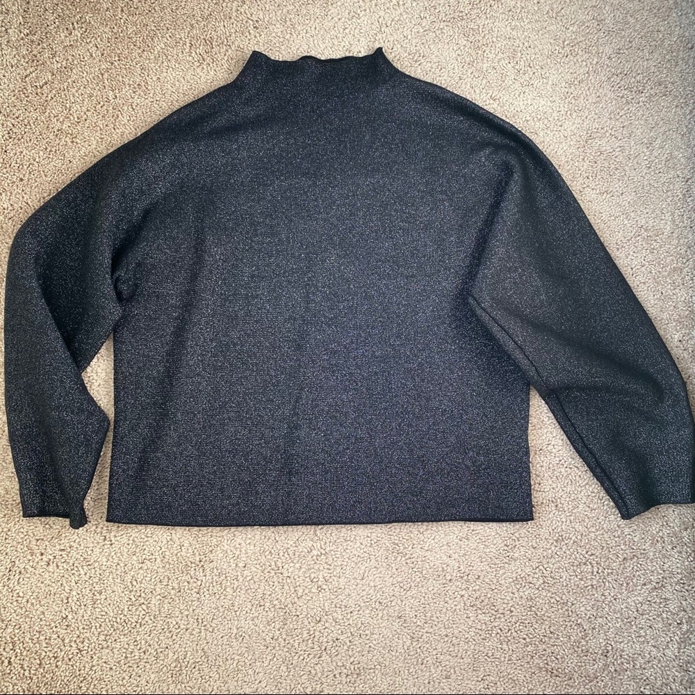 H&M Black Lurex Sweater